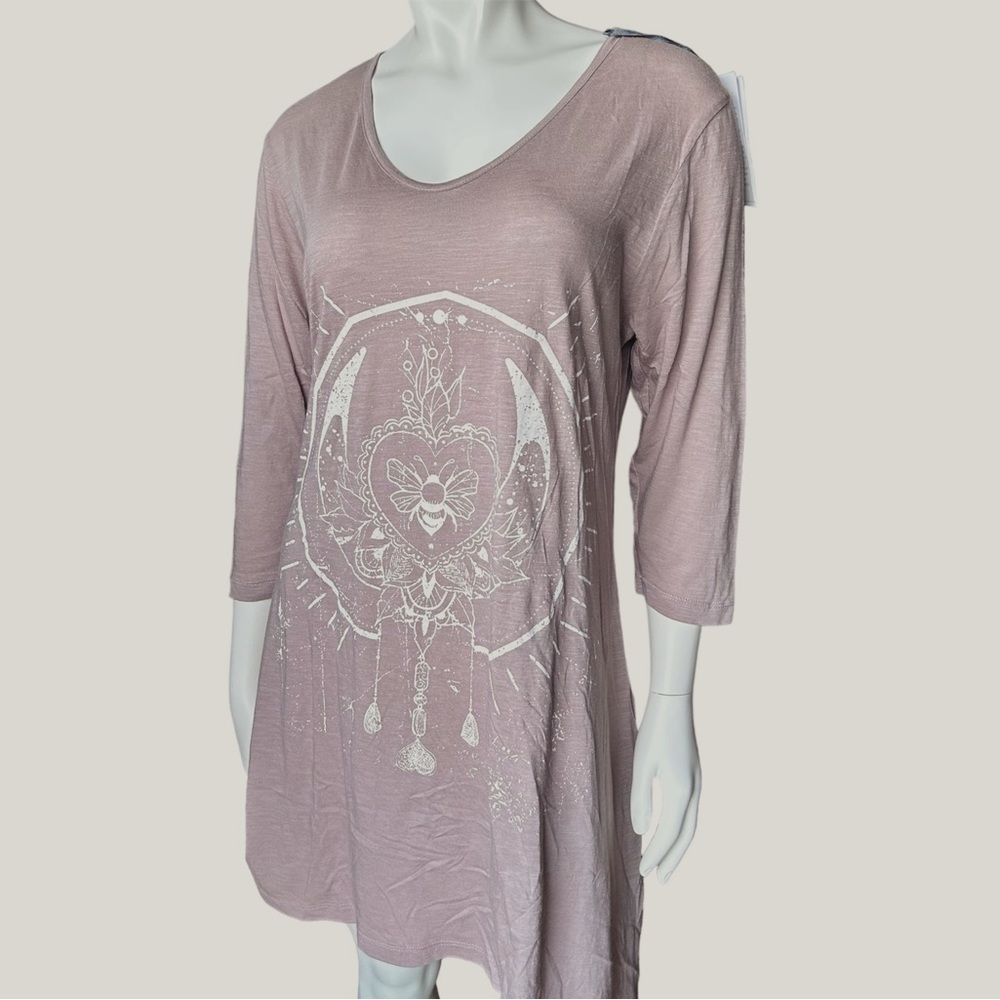 Caite women’s over the knee short 100% cotton breezy dress size S oversized